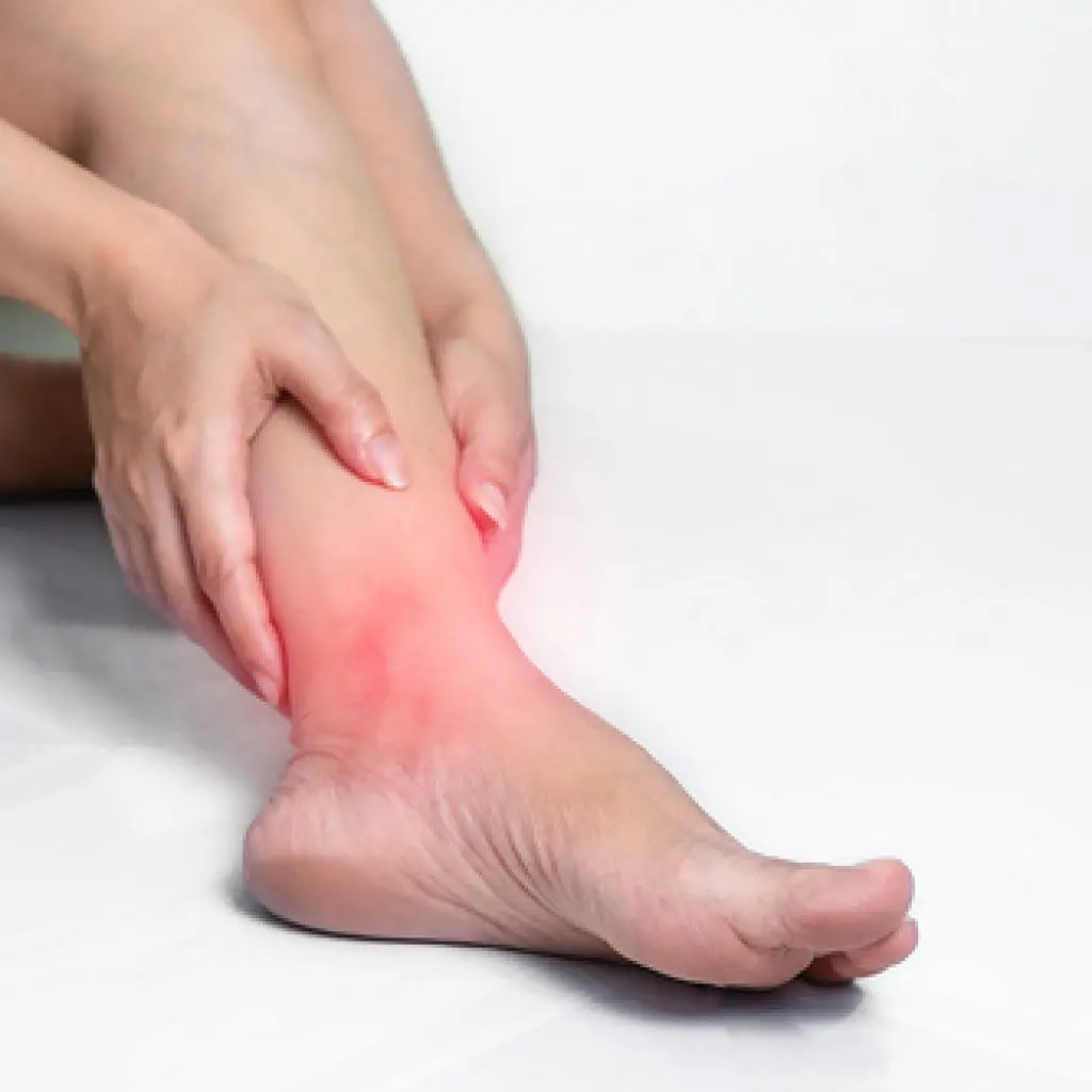 Alívio da sobrecarga dos tornozelos, joelhos quadril e coluna